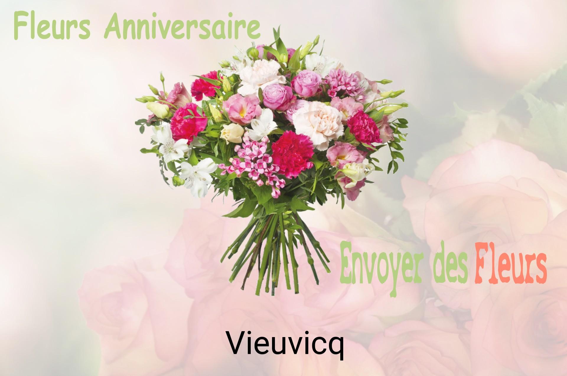 Bouquet de fleurs d’anniversaire livré à Vieuvicq
