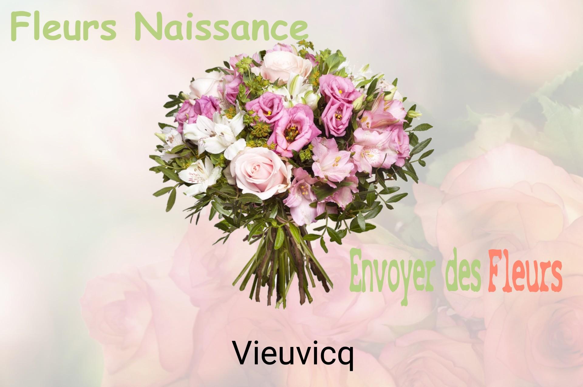Bouquet de fleurs de naissance livré à Vieuvicq